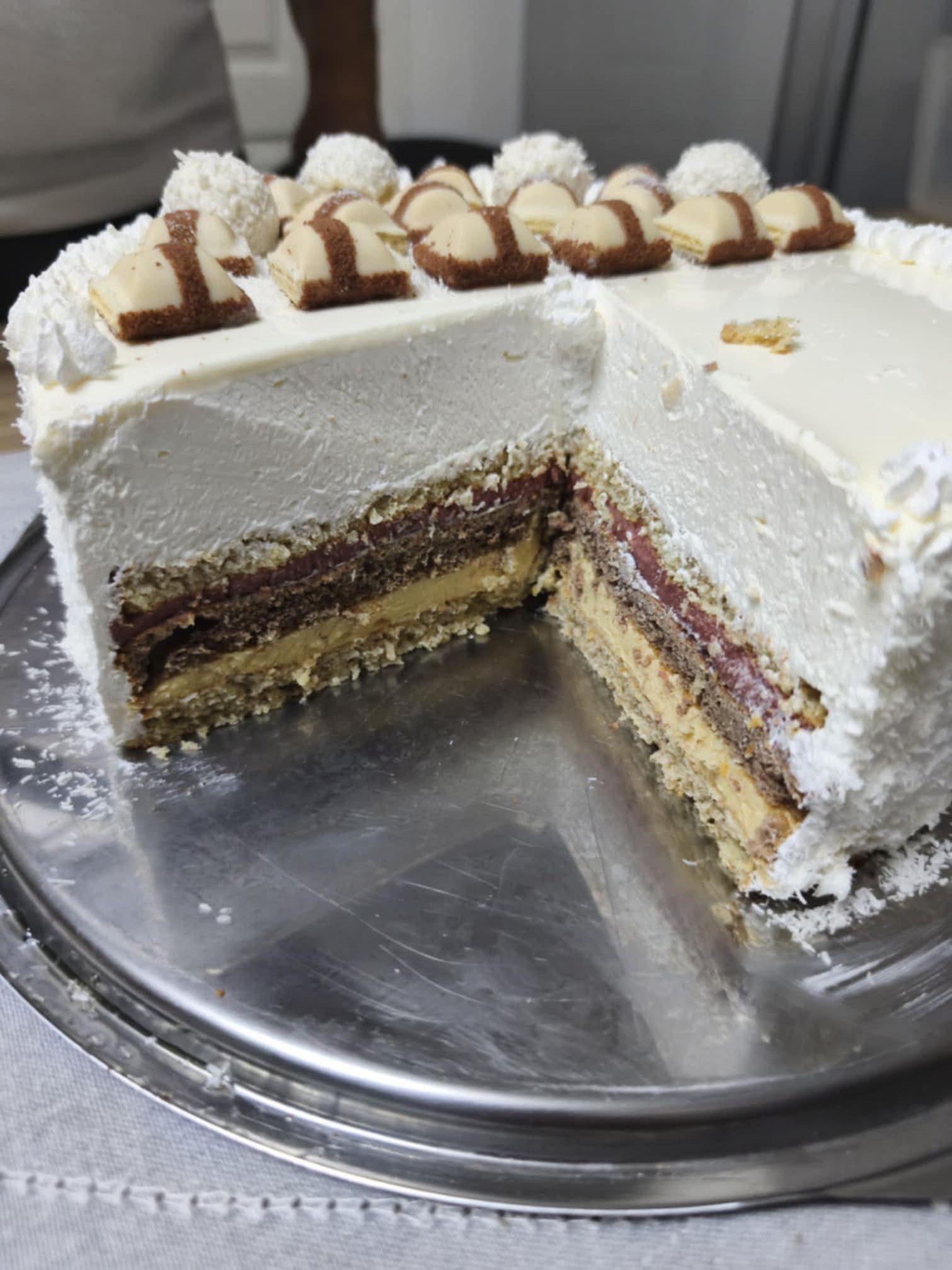 Sóskaramellás kókusztorta