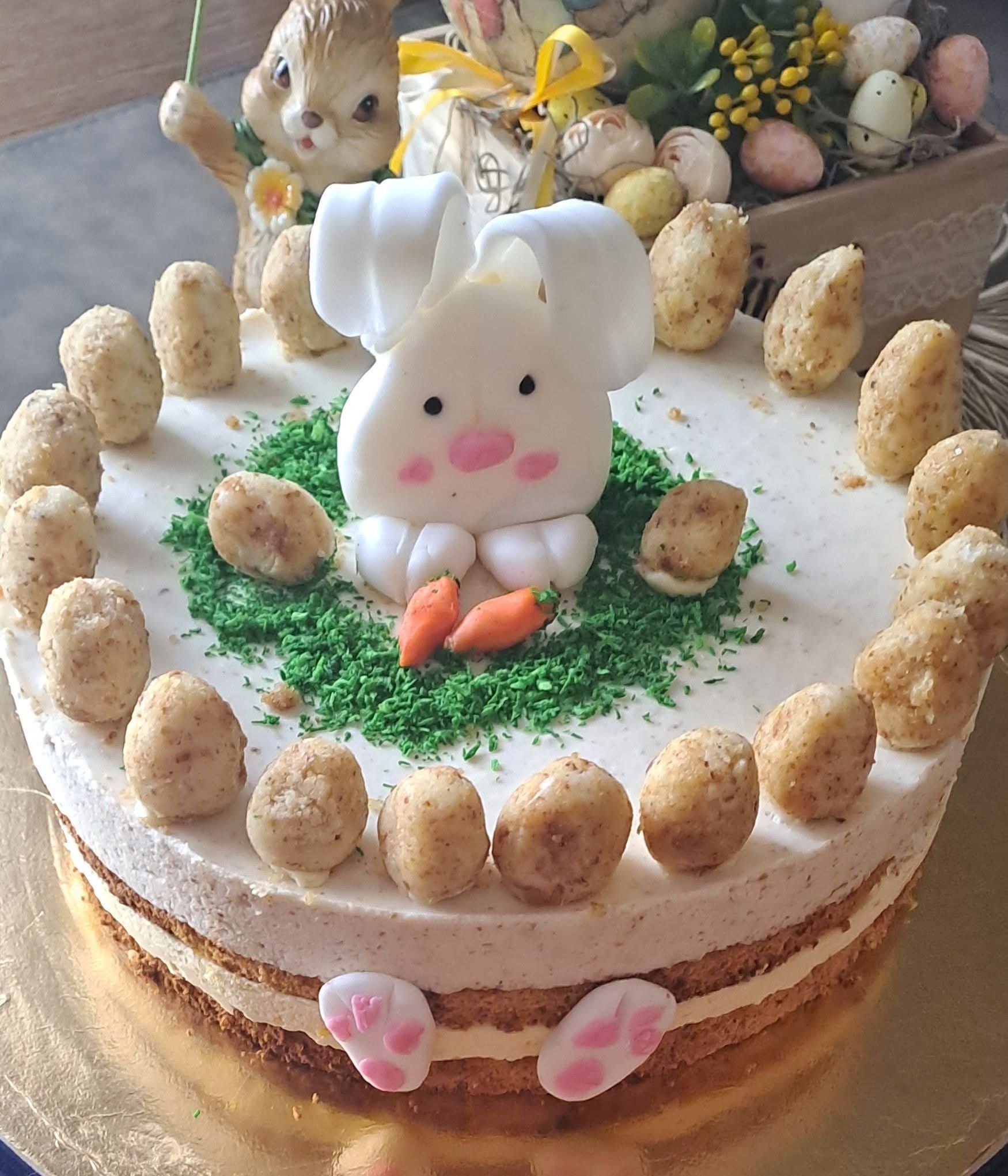 Citromos-fehércsokis diós trüffel torta