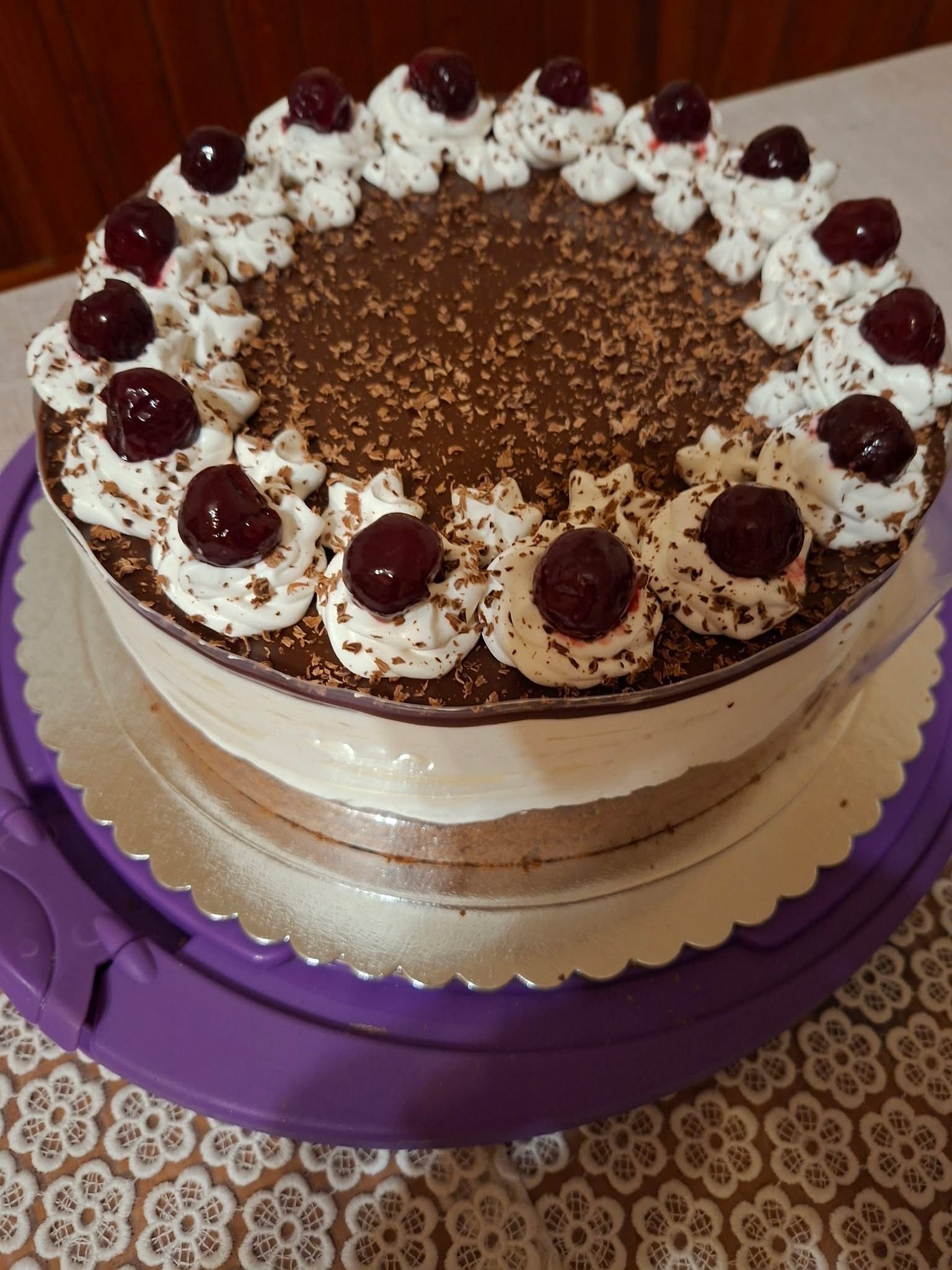 Fekete erdő mousse torta