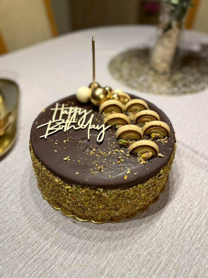 Pisztáciás csokitorta