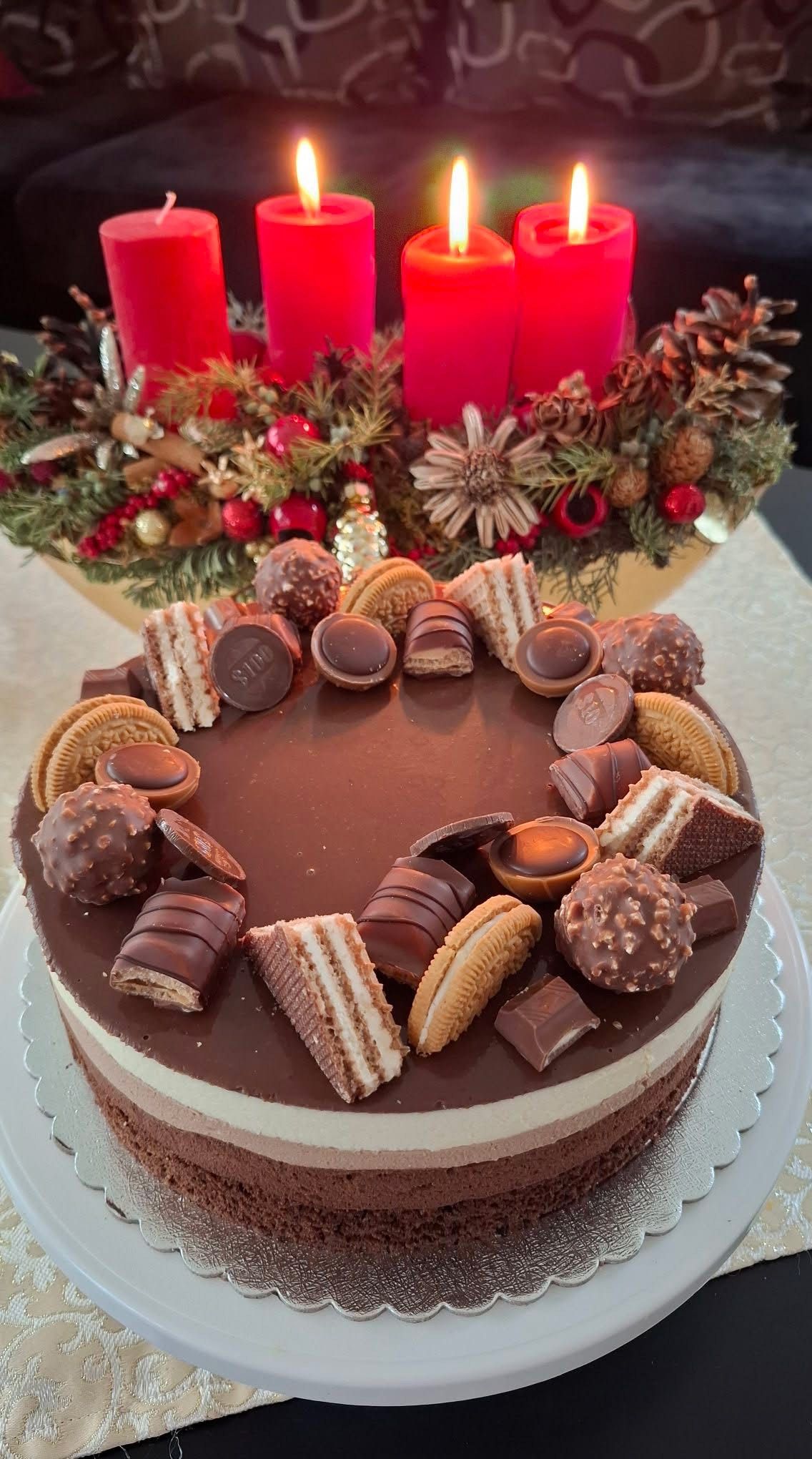 Triplacsoki mousse torta