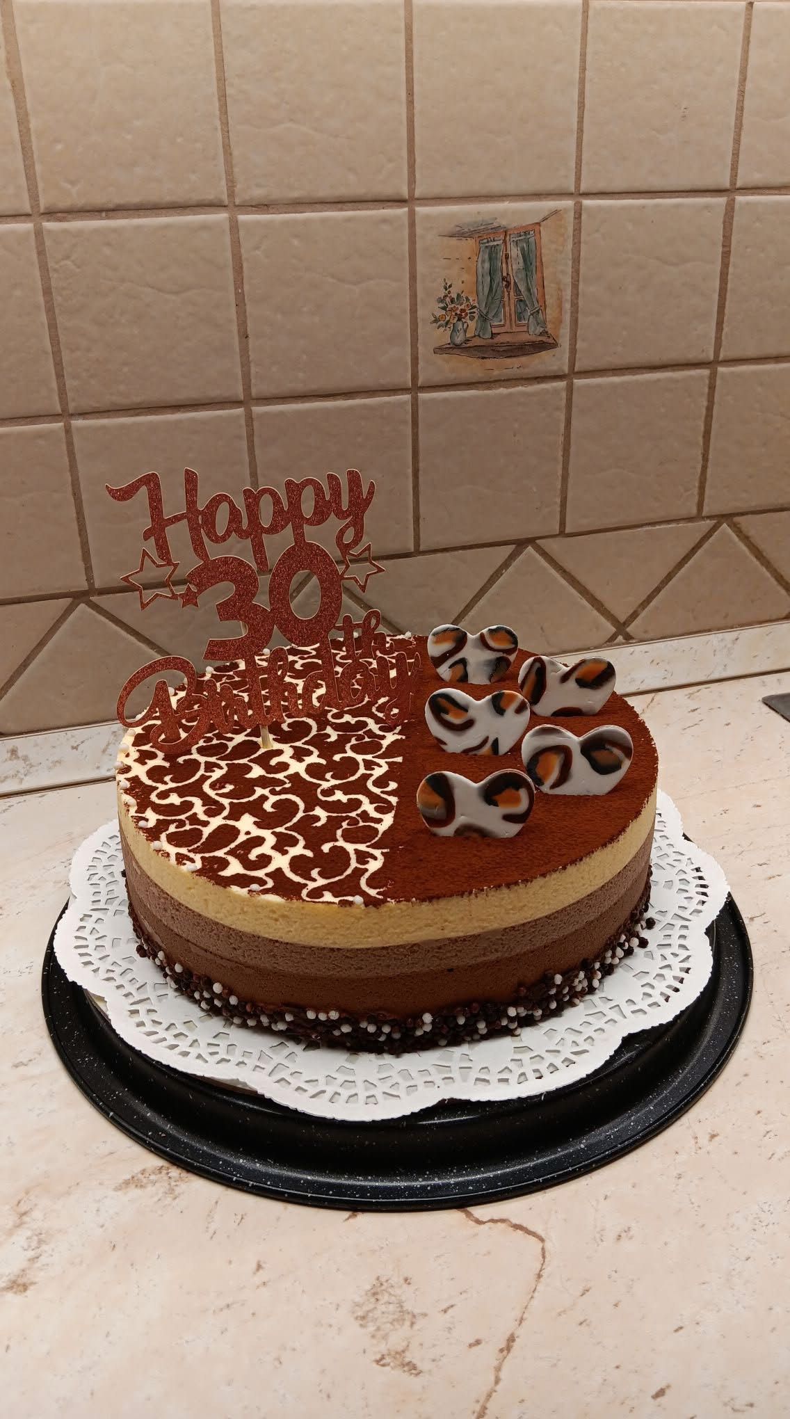 Triplacsoki mousse torta