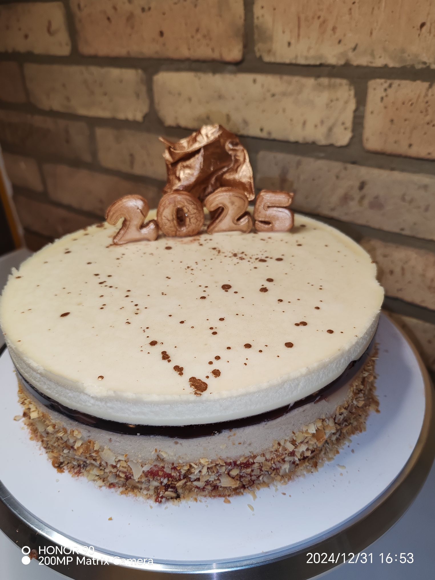 Vaníliás gesztenyetorta rumos meggyel