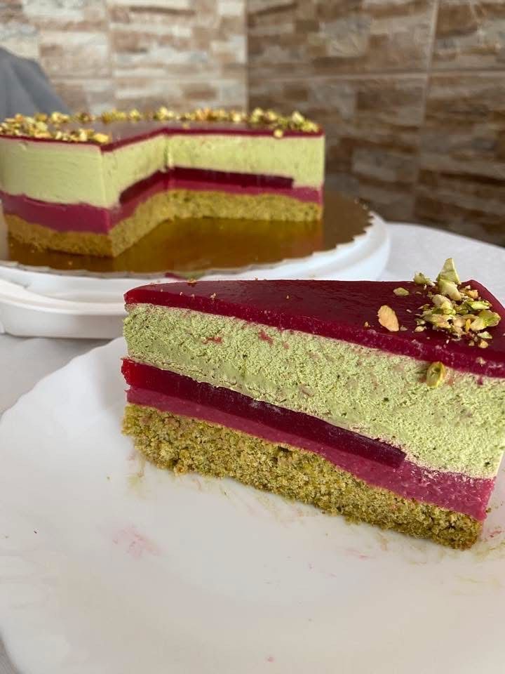 Mangós matcha torta