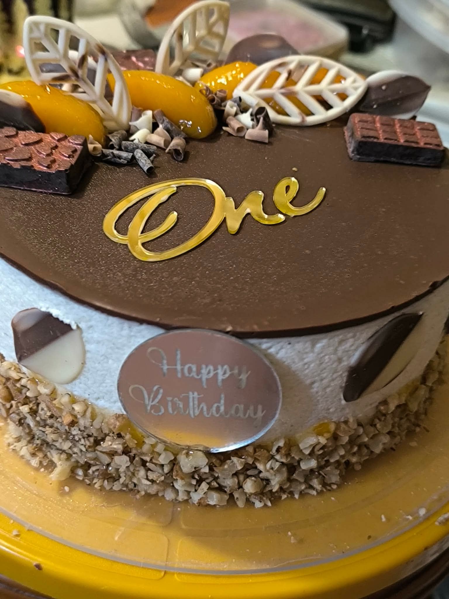Mézes zserbó torta