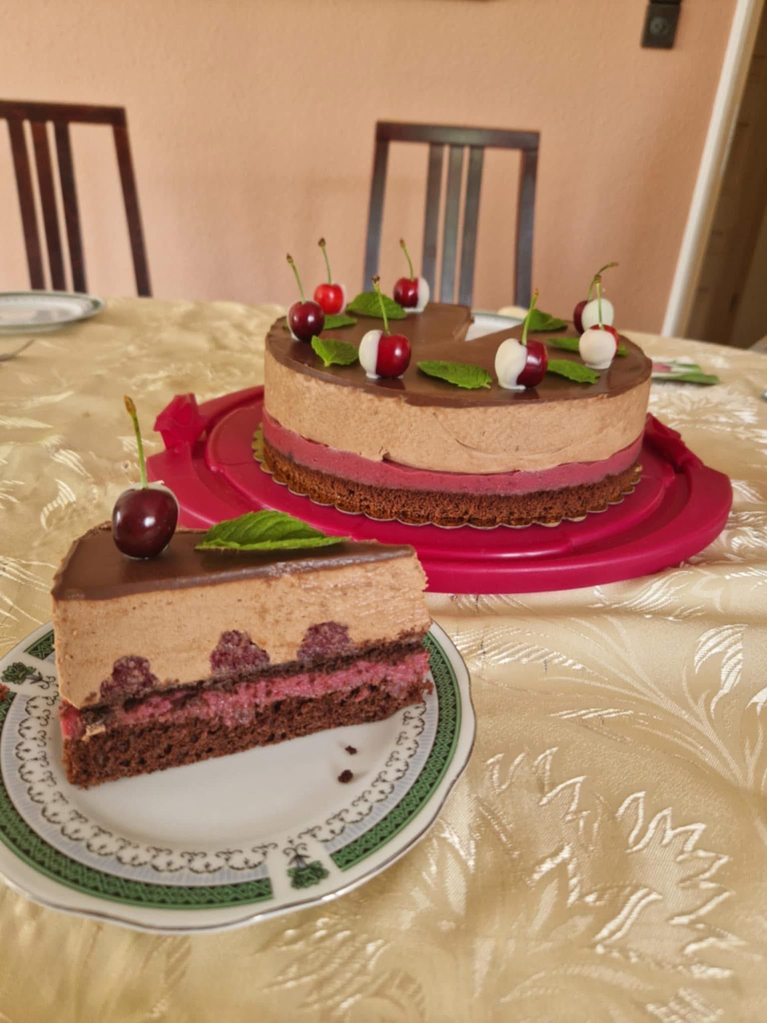Lúdláb mousse torta