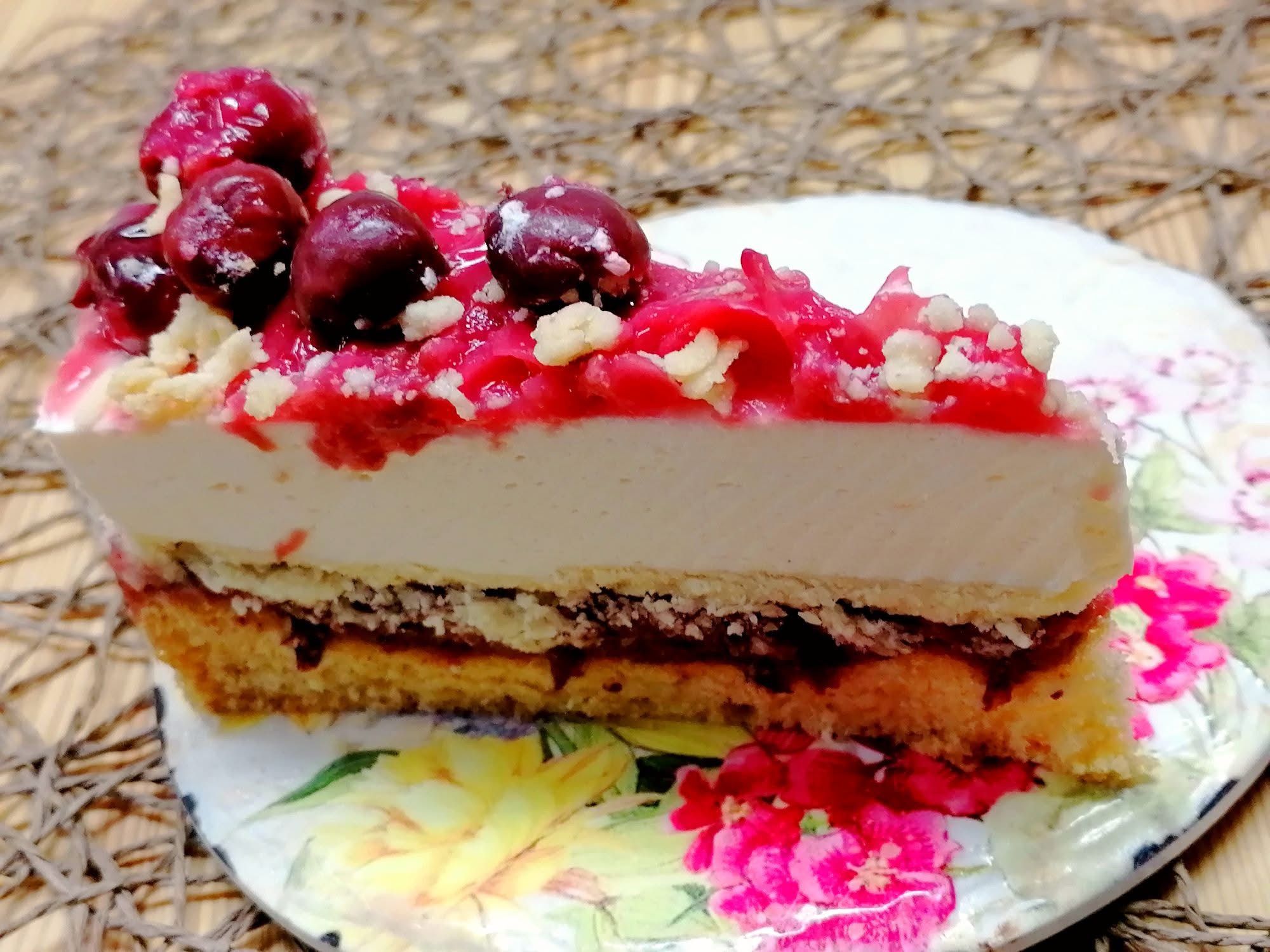Meggyes pite torta