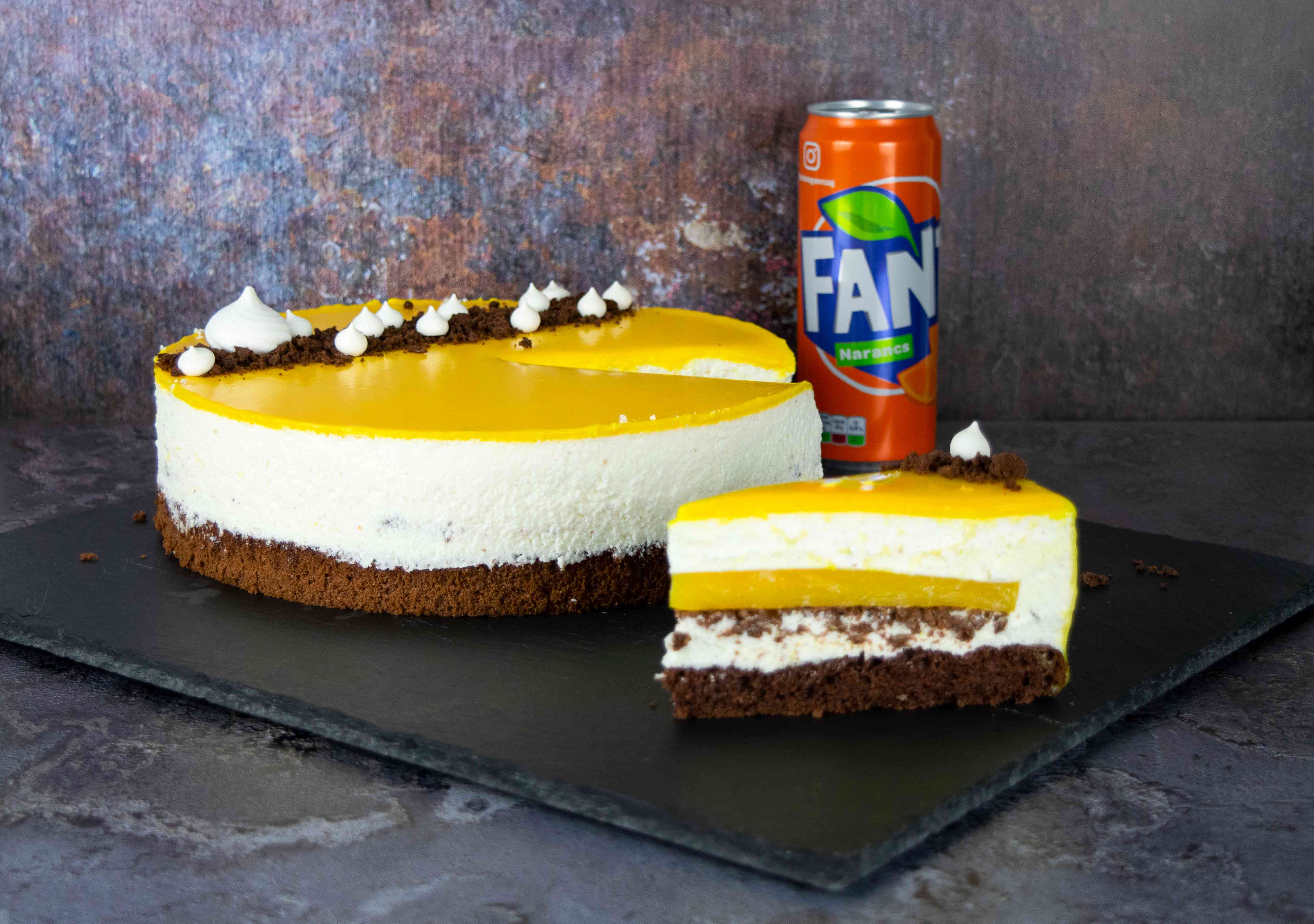 Fanta szelet torta