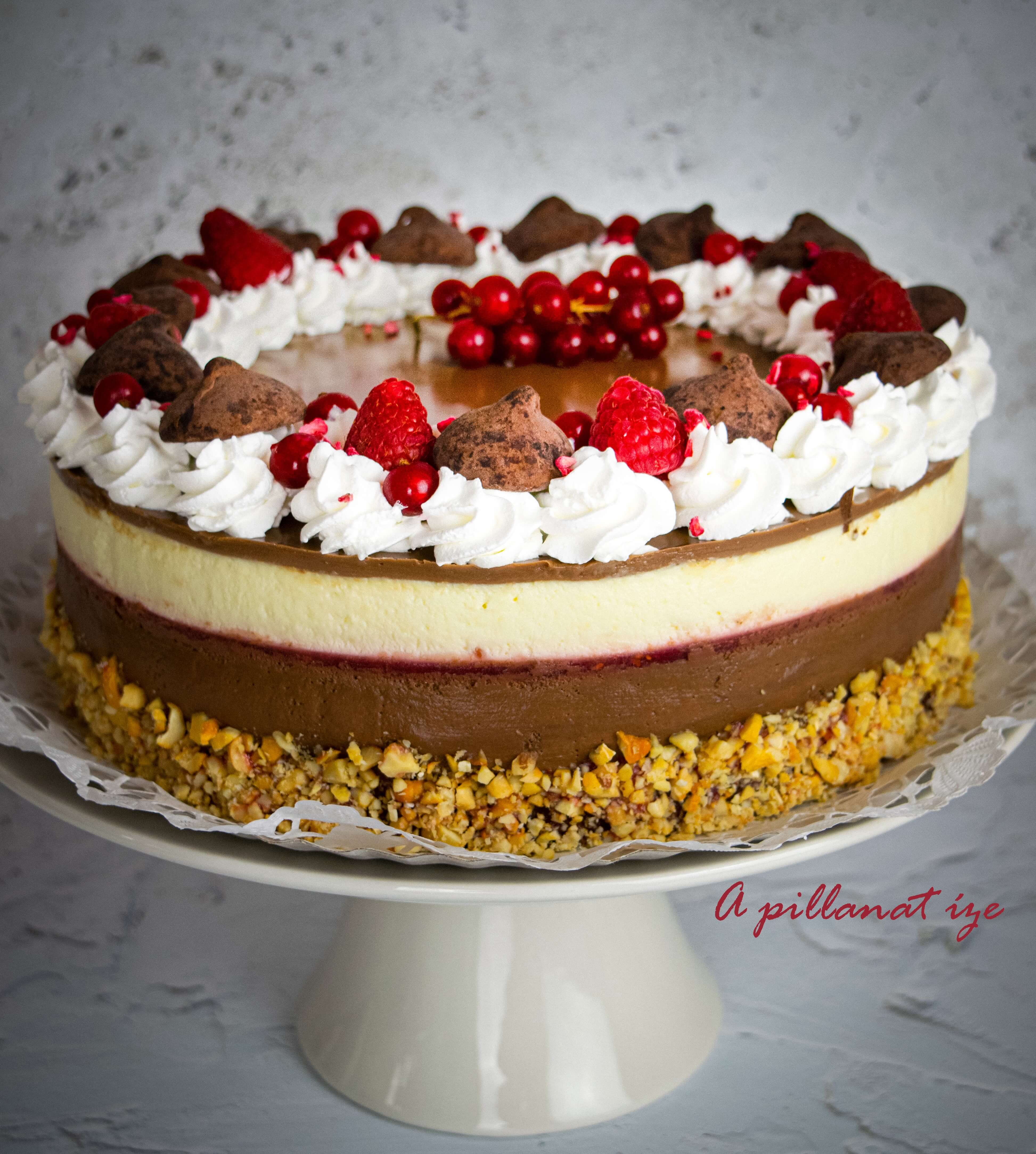 Tonkababos csoki mousse torta