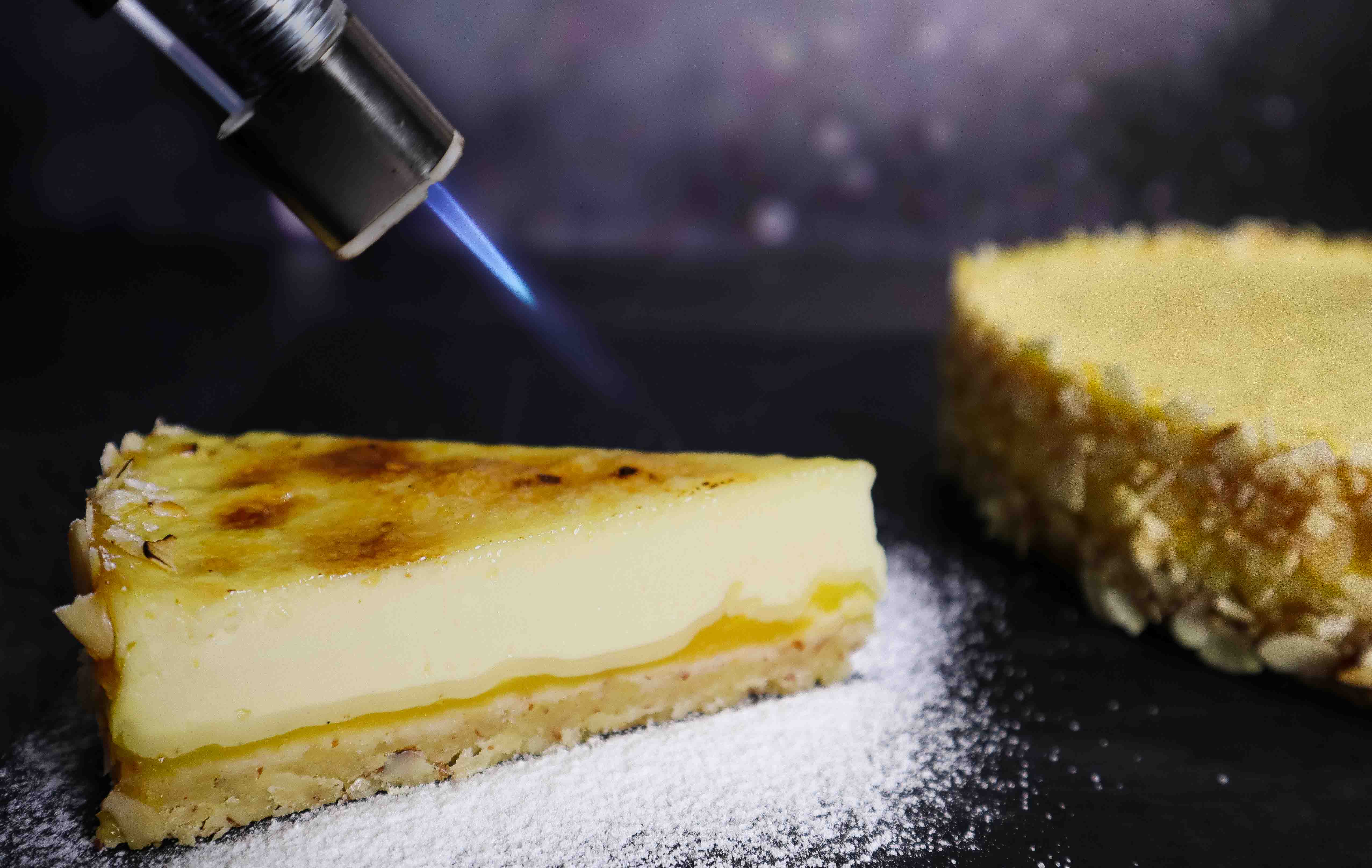 Creme brulee torta