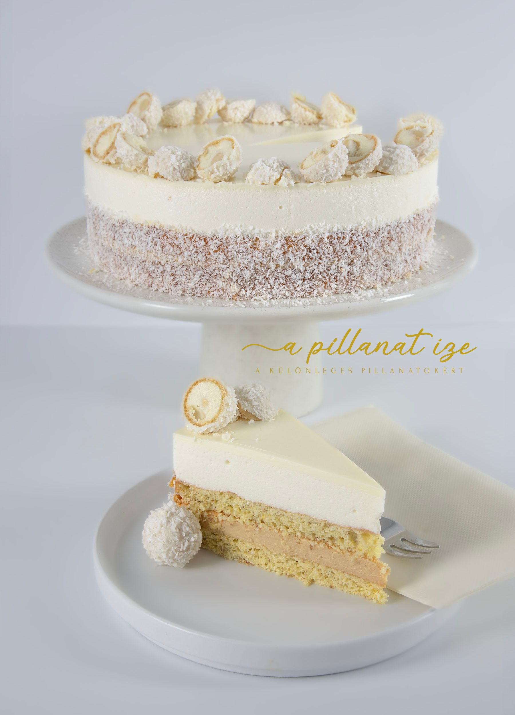 Sóskaramellás kókusztorta