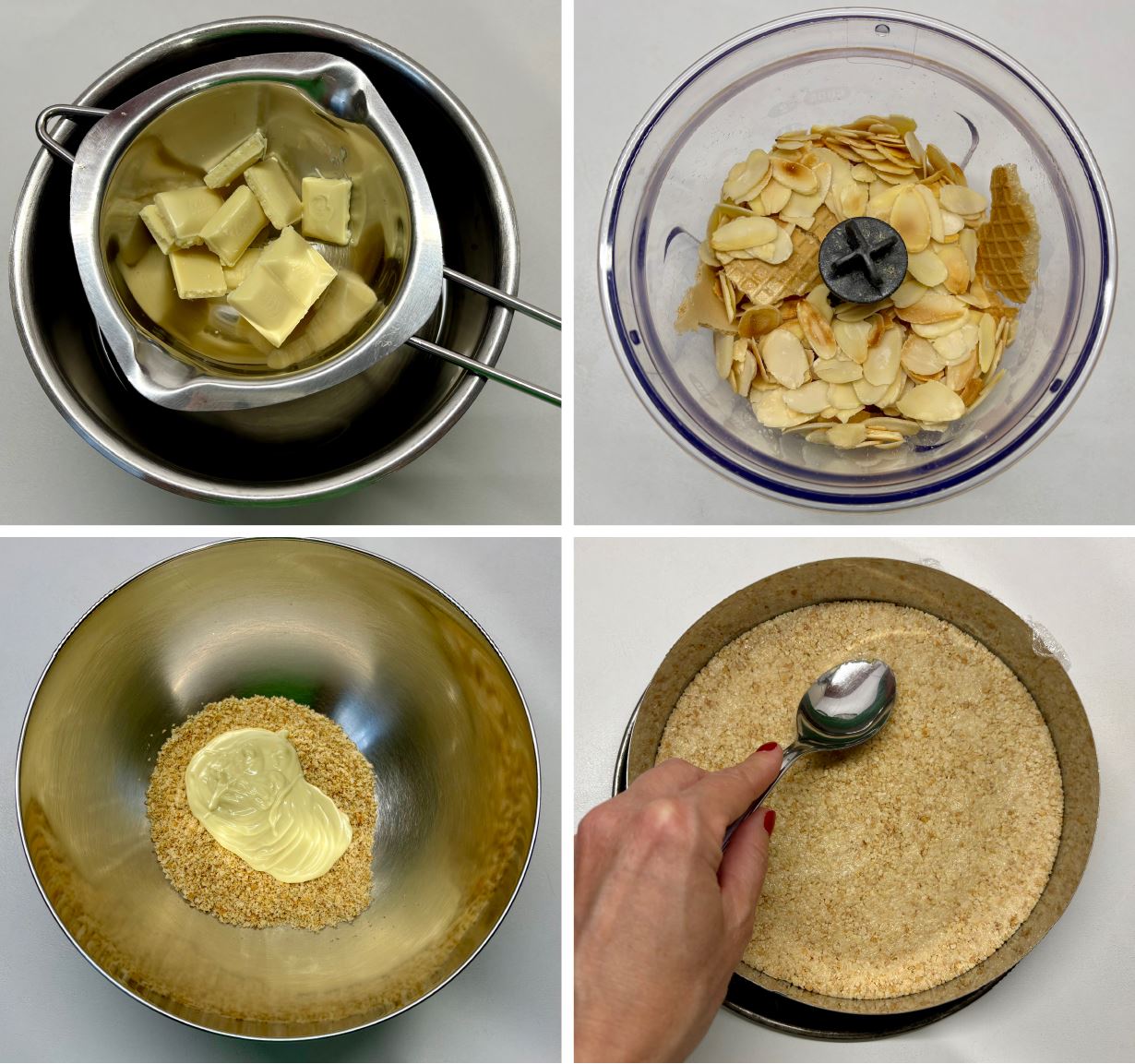 Sós mandulás - sárgabarackos torta fehércsokival recept