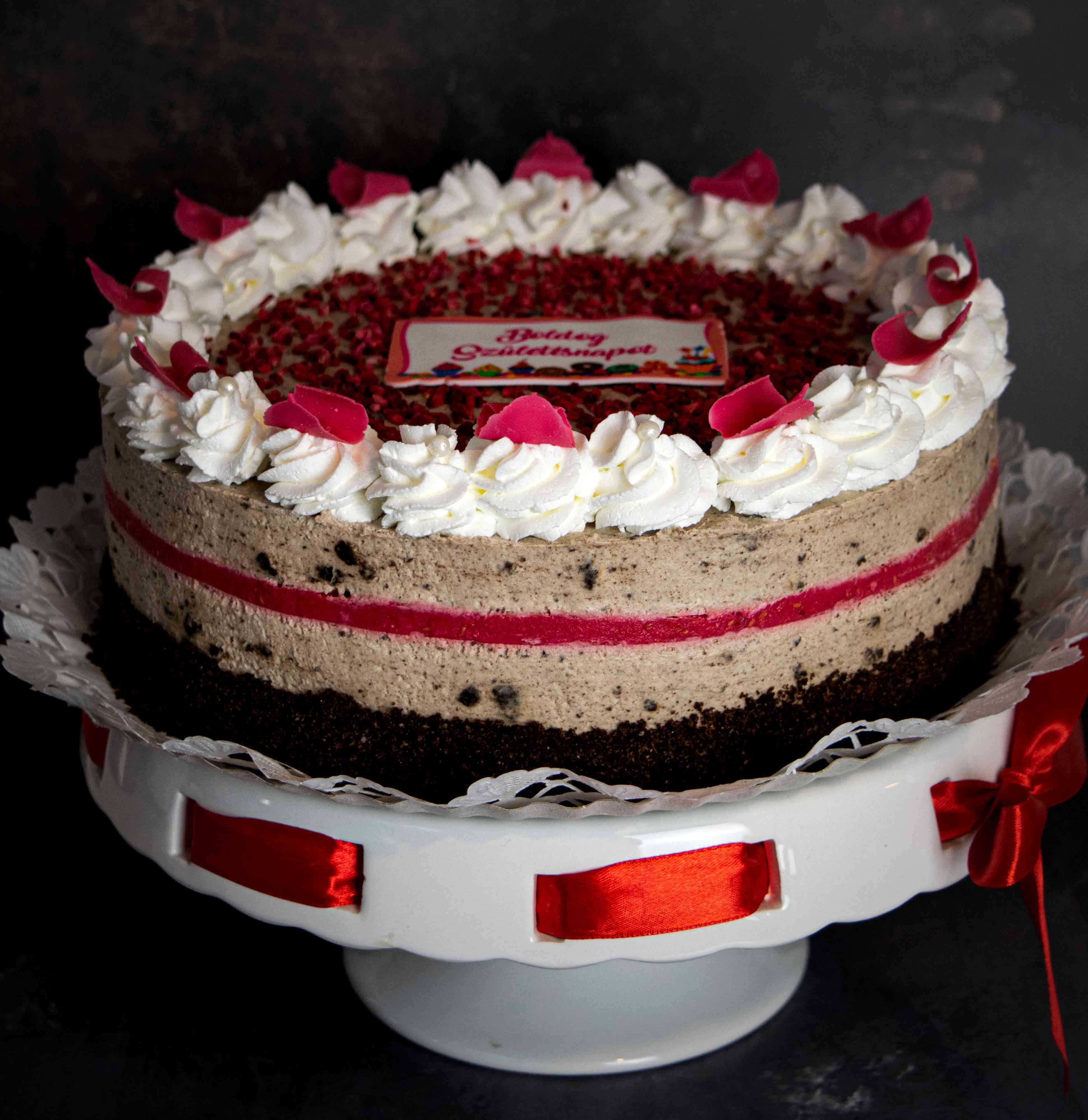 Málnás torta recept