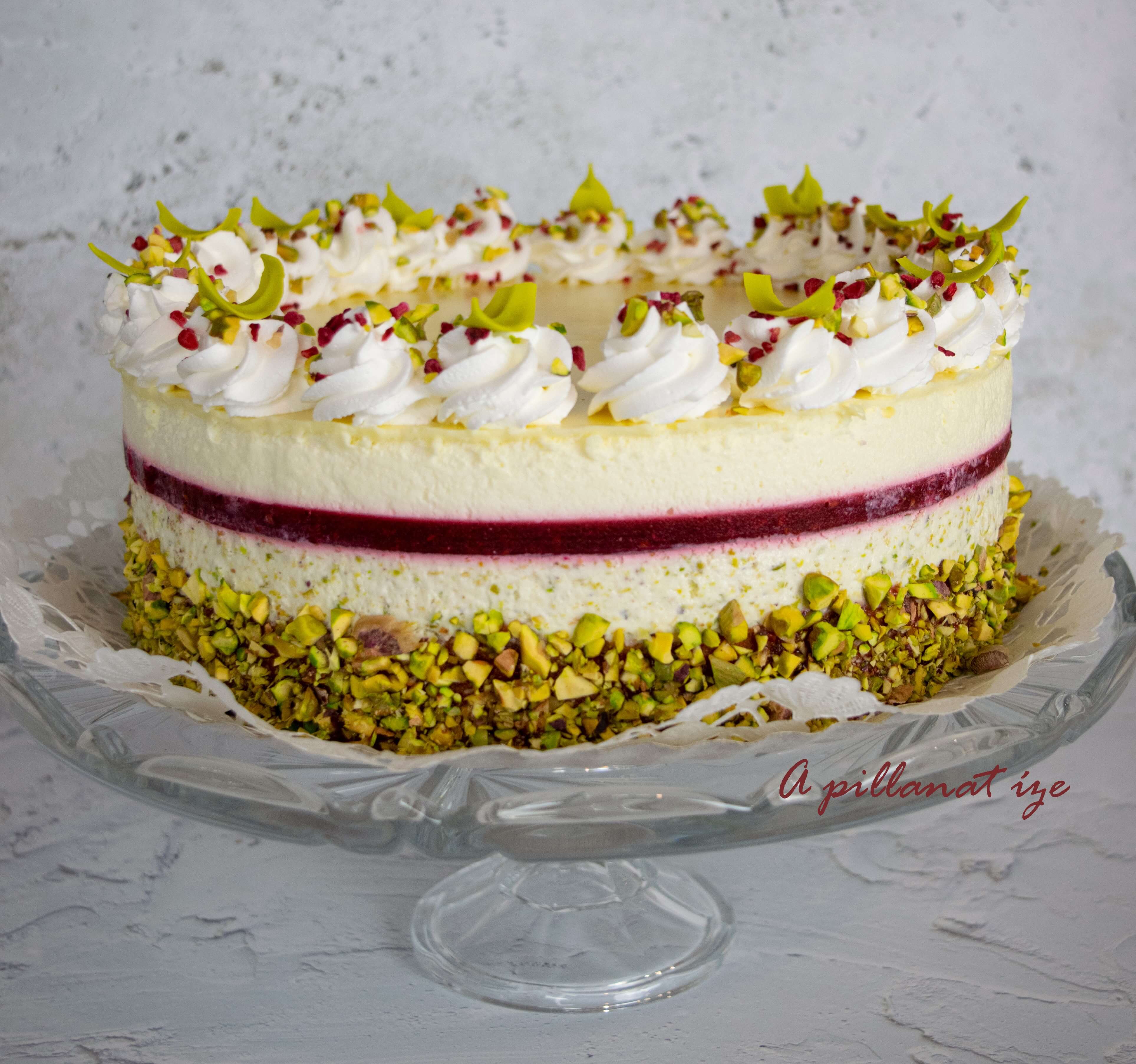 Málnás torta recept