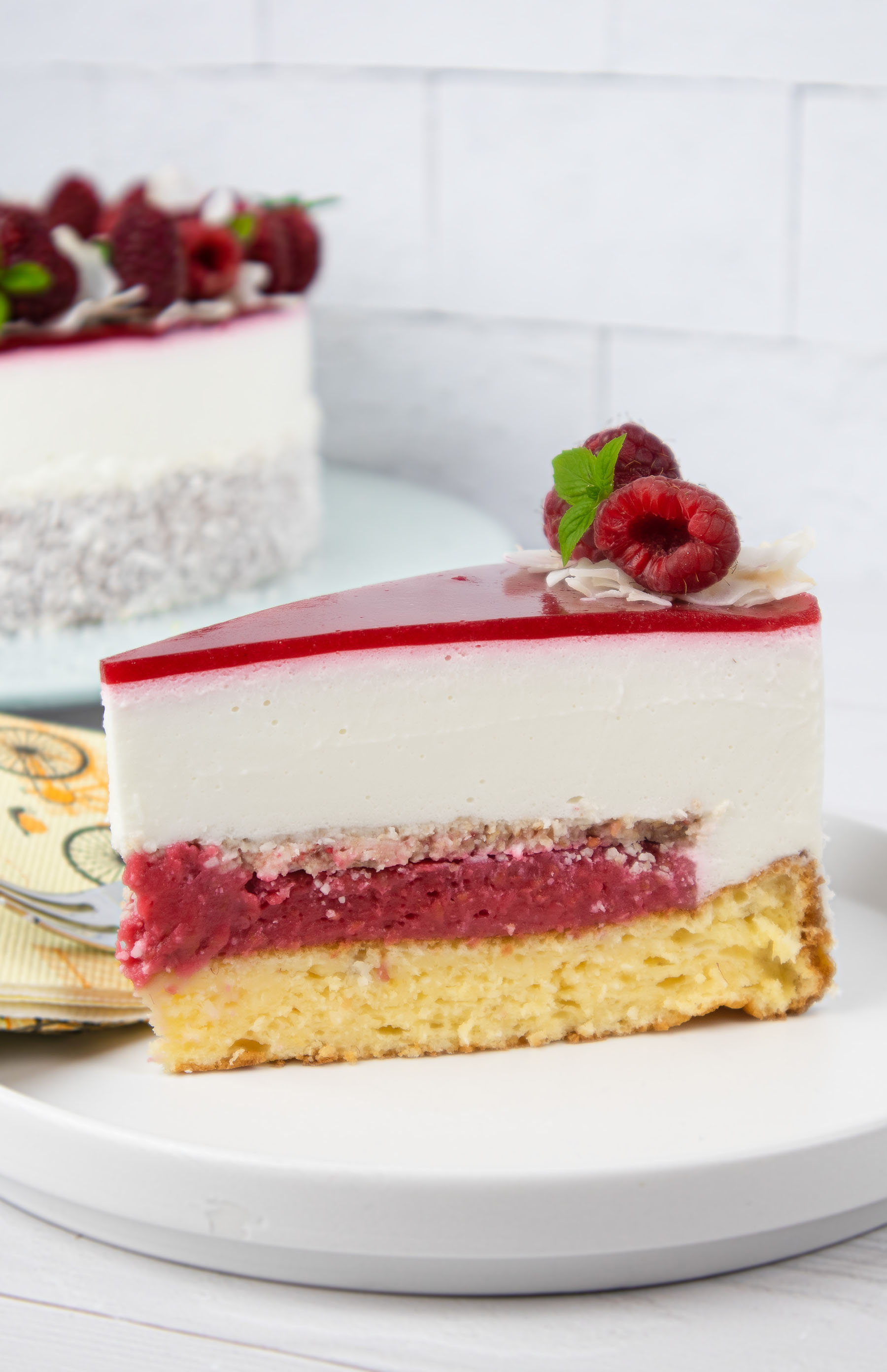 Málnás torta recept