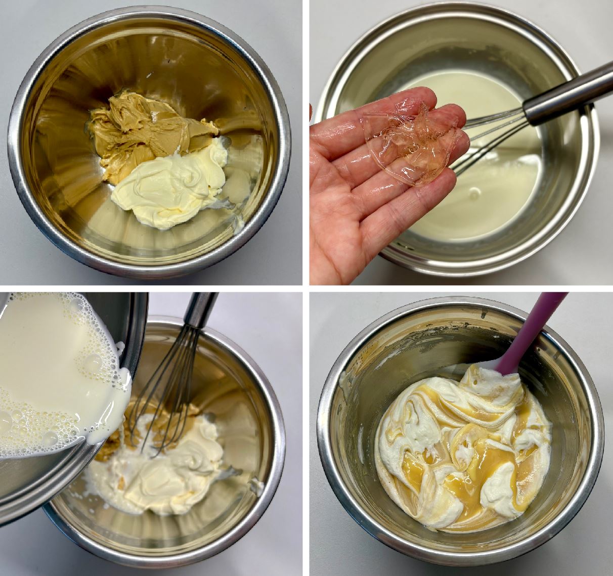 HIGH PROTEIN Fehércsokis sós karamell torta recept csökkentett cukortartalommal
