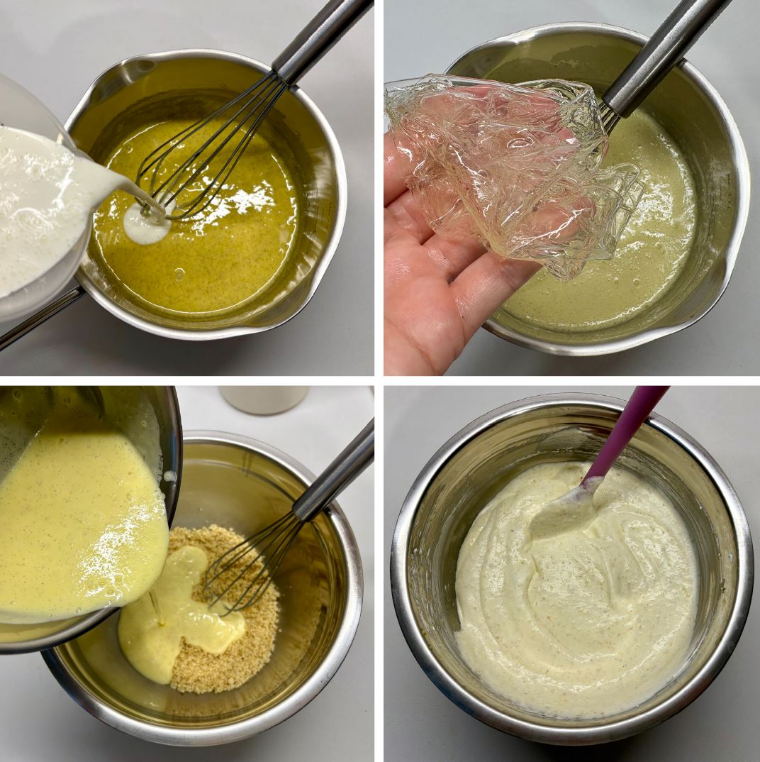 Sárgabarackos mandulatorta vaníliával recept