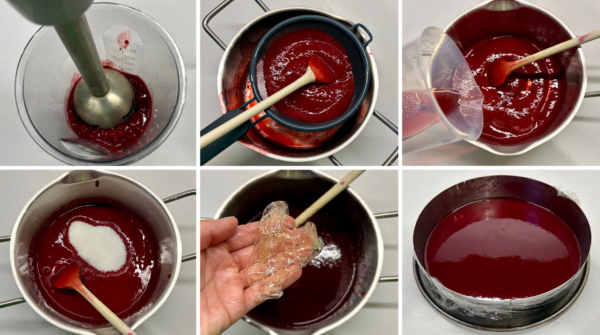 Vörösboros - málnás diótorta recept