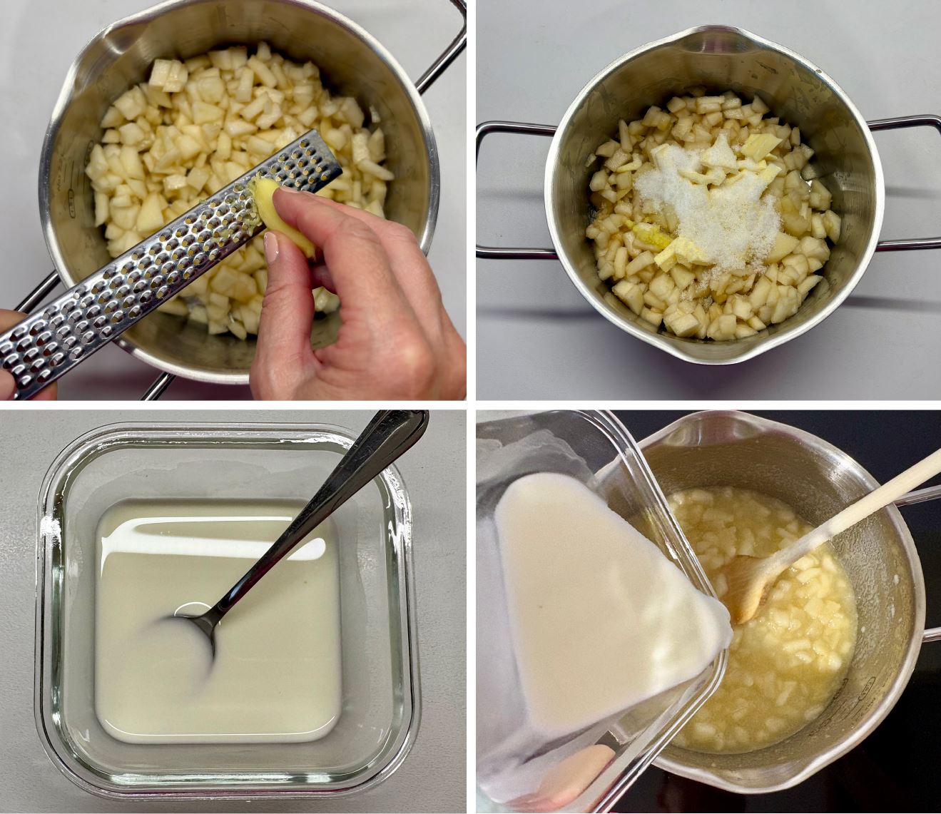 Pekándiós karamell torta gyömbéres körtével recept
