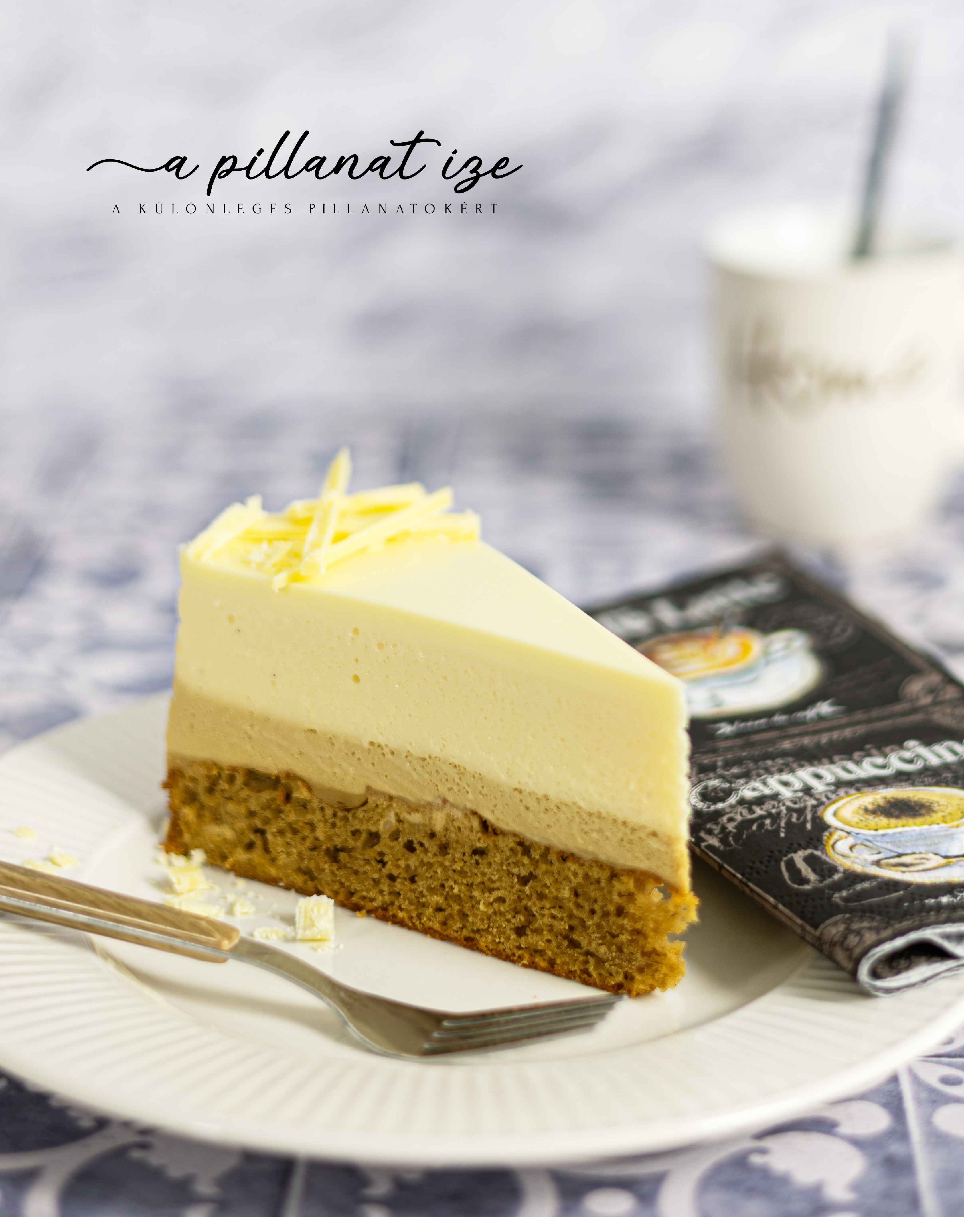 Karamellizált fehércsokis mokka torta