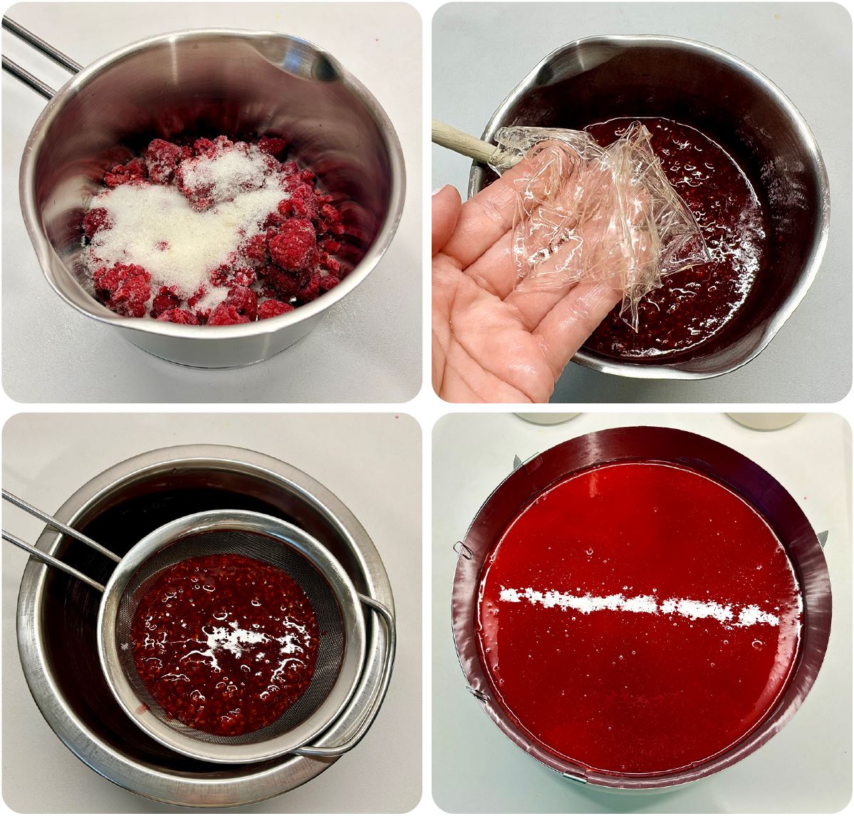 mentás málnatorta recept citrommal