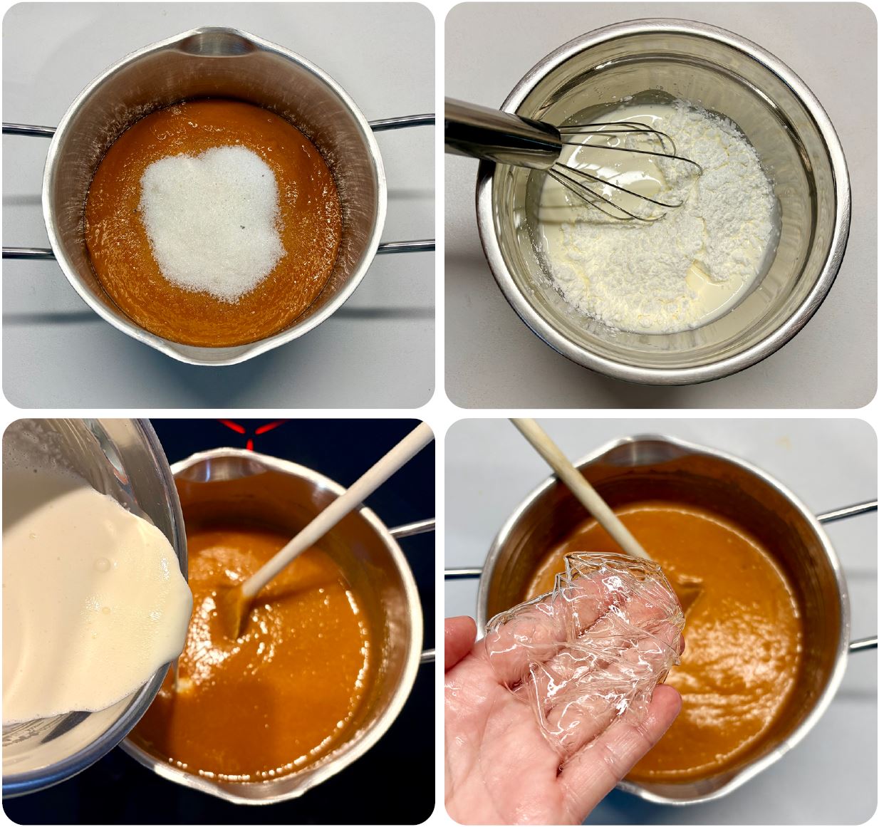 Sárgabarackos sóskaramell mandulával recept