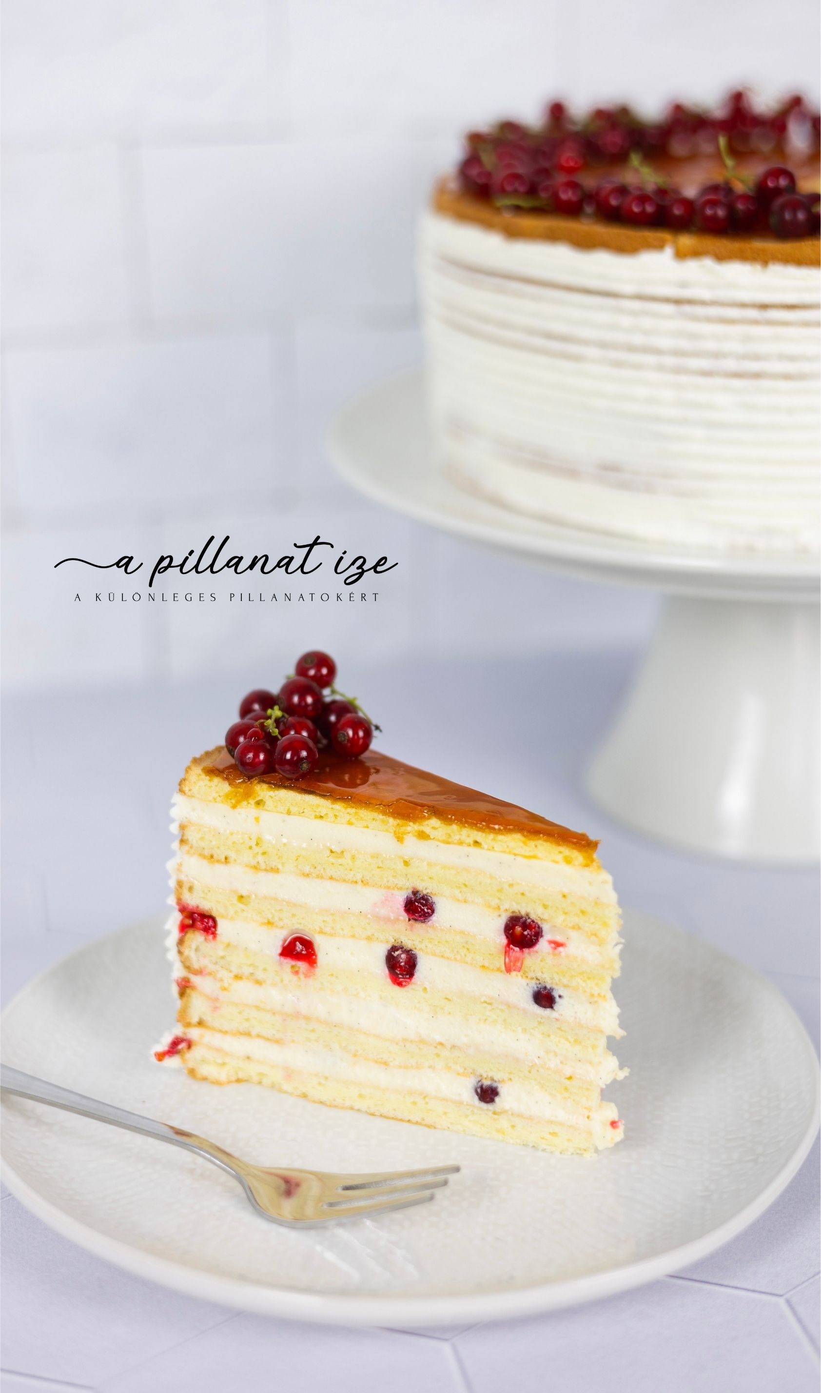 Fehér csokis dobos torta 