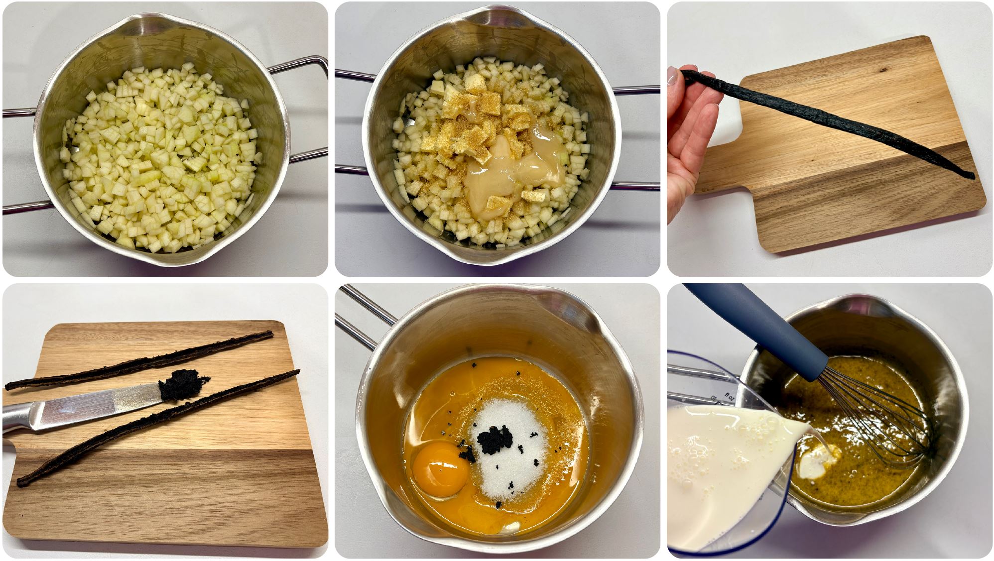 Vaníliás körtetorta repcemézzel recept