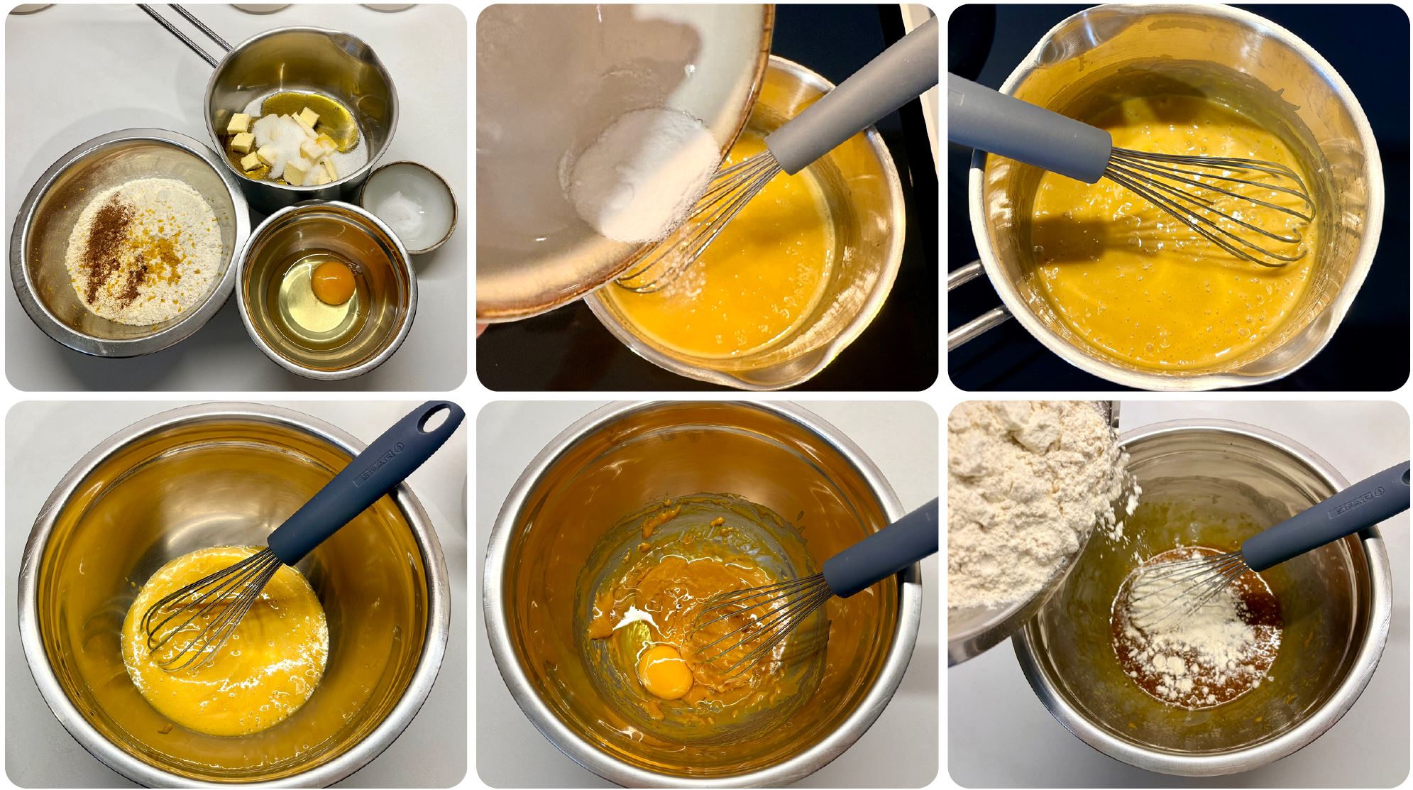 Fügés torta áfonyával és vaníliamousse-szal recept