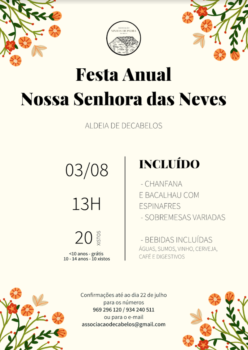 Festa Anual Nossa Senhora das Neves