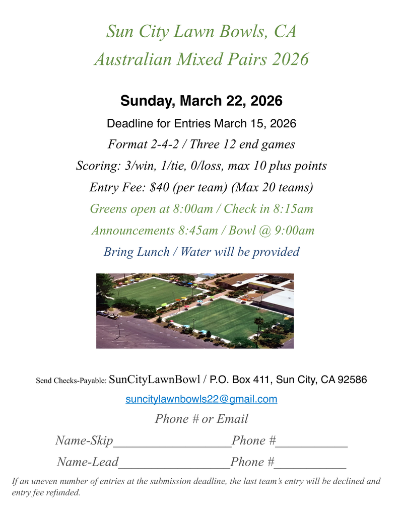 2026 Aussie Mixed Pairs