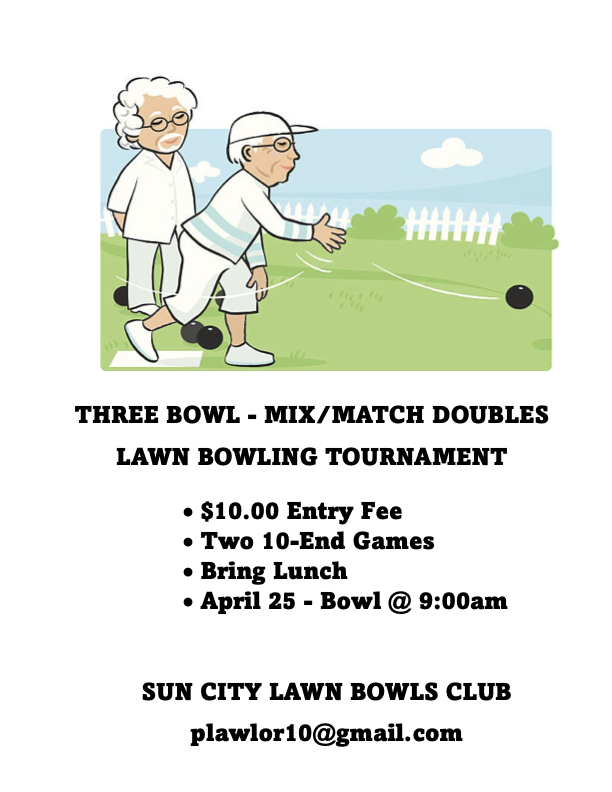 2026 Three–Bowl Doubles Tournament