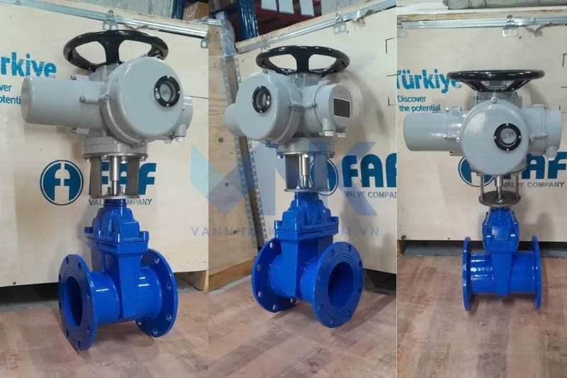 Ứng dụng van cổng điều khiển điện trong nhà máy công nghiệp