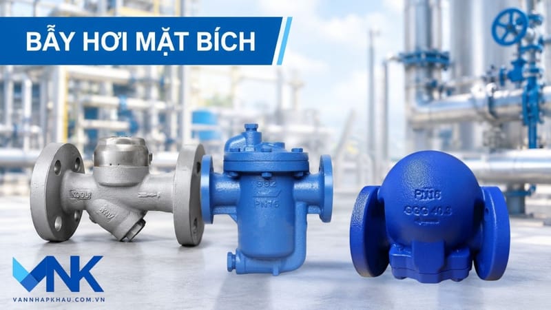 Các thương hiệu bẫy hơi nối bích chất lượng
