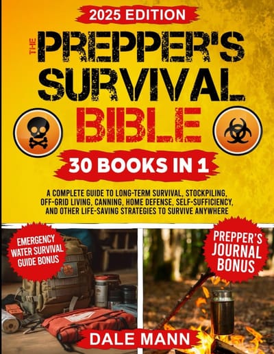 The Prepper’s Survival Bible: 8 in 1 A Complete Guide to Long Term Survival, Stockpiling, Off-Grid Living, Canning, Home Defense, Self-Sufficiency and Life-Saving Strategies to Survive Anywhere