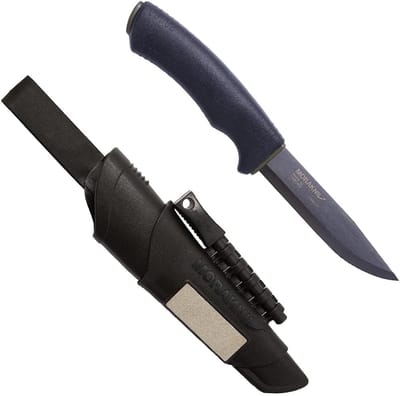 Morakniv Carbon Steel Fixed-Blade Bushcraft Survival Knife