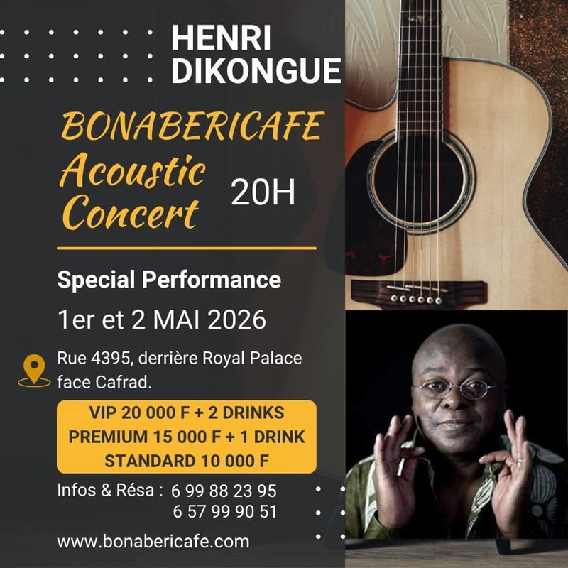 HENRI DIKONGUE CONCERT ACOUSTIQUE - Vendredi 1er Mai