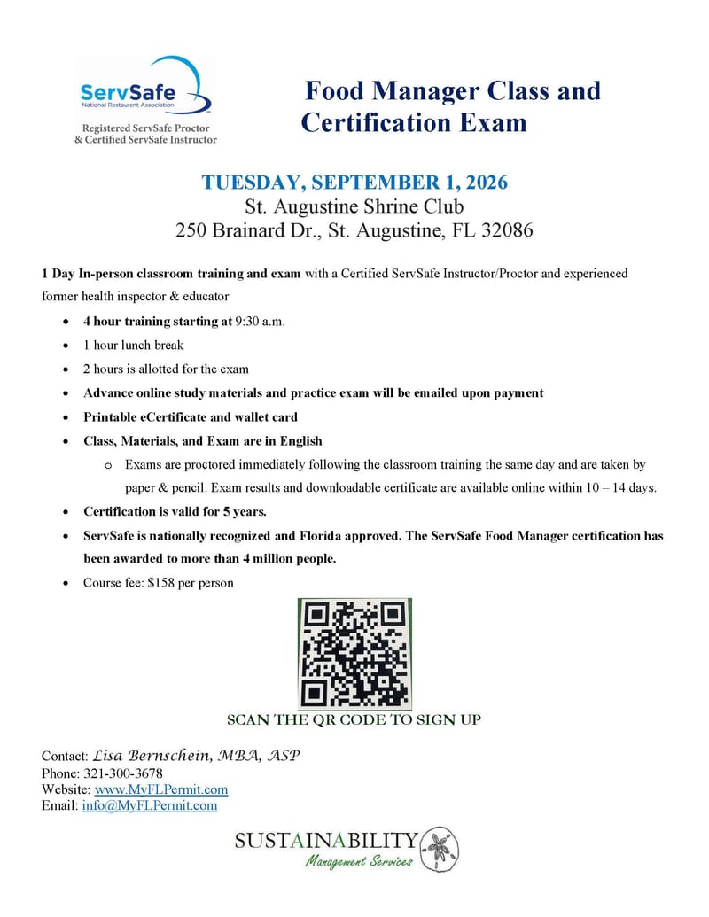 Food Managers Class