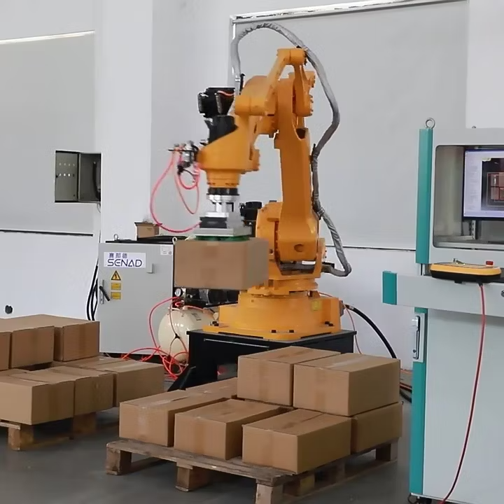 Robot Palletizing Machine Automatic Feed Palletizer Palletizer Material Handling Manipulator Machine