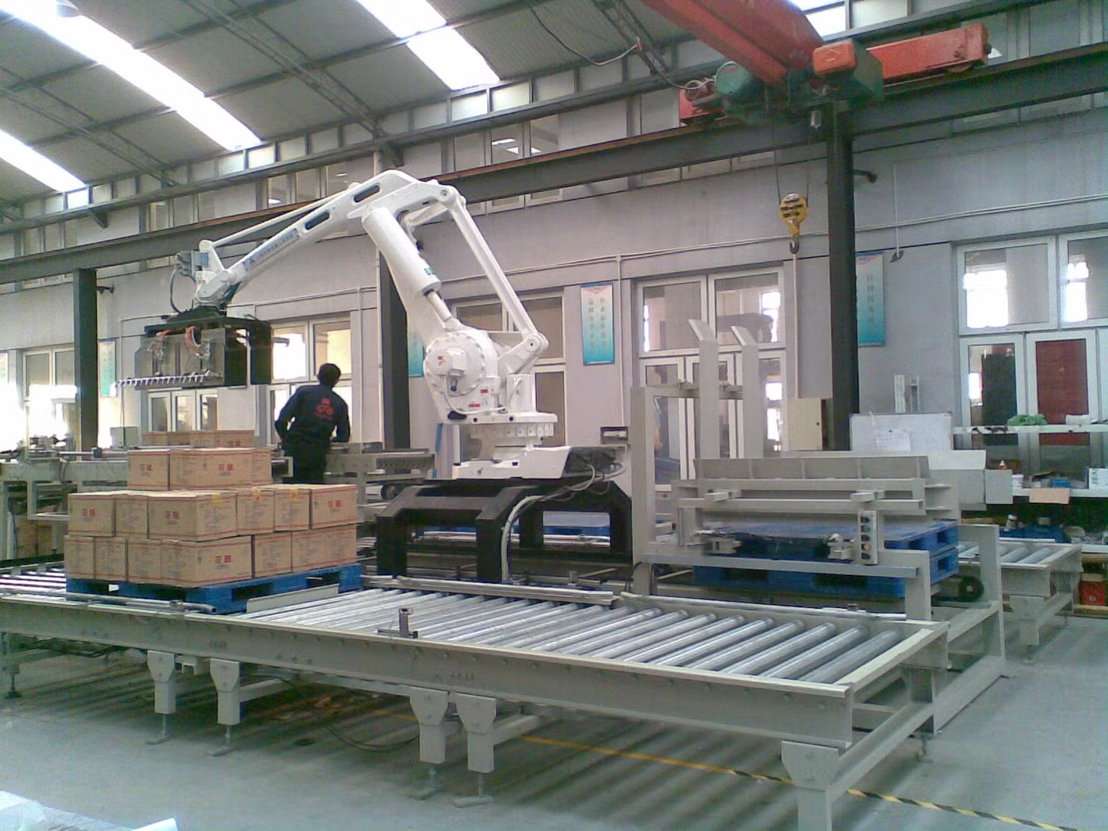 Robot Palletizing Machine Automatic Feed Palletizer Palletizer Material Handling Manipulator Machine