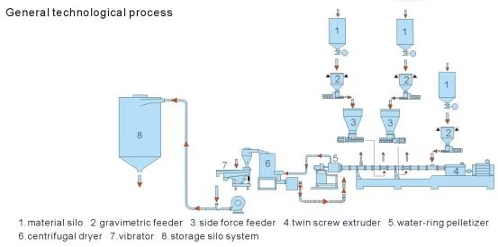 Customized Twin Screw Extruder for Masterbatch Compounding and Mixing