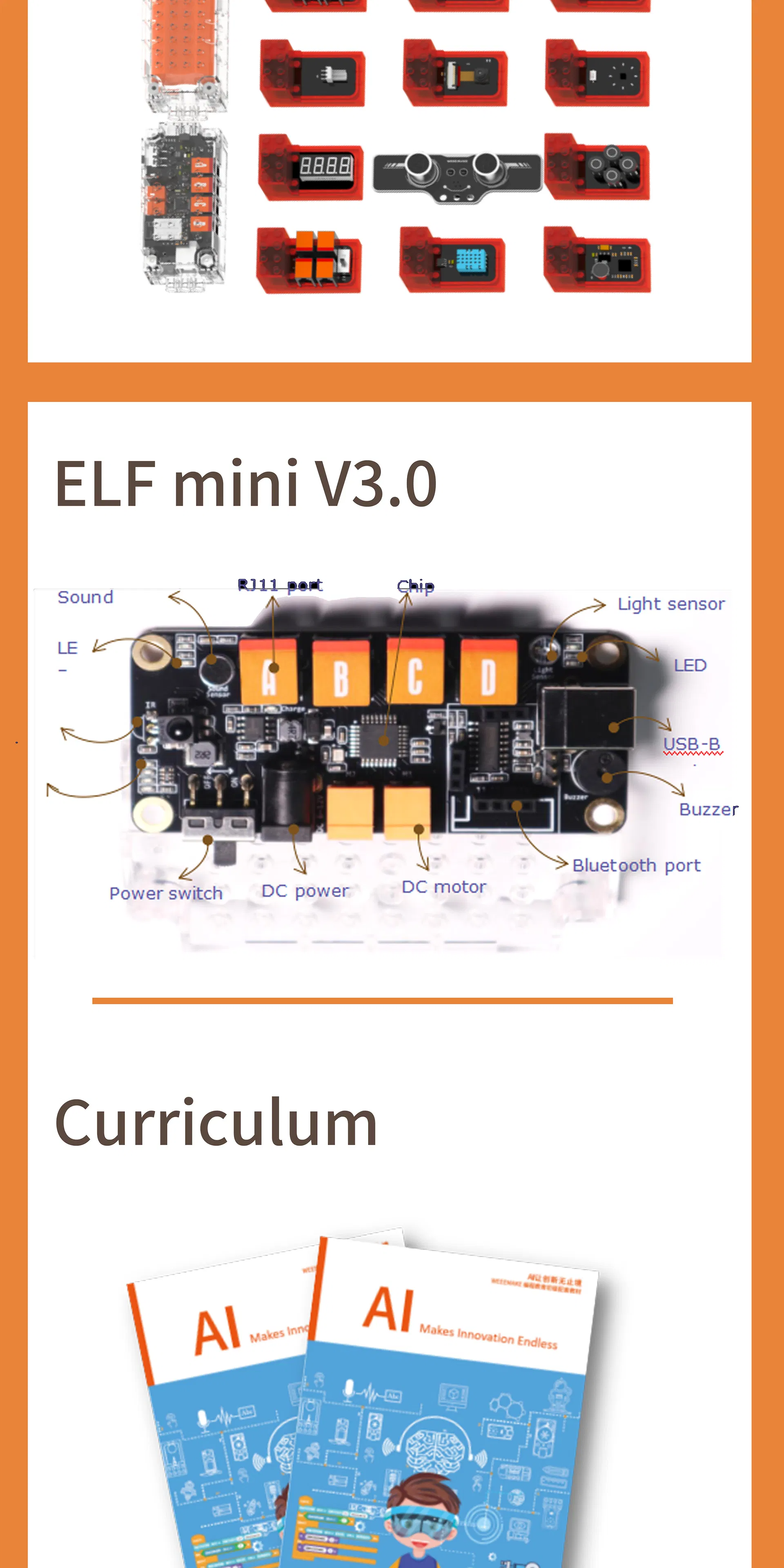 School Projects Dly Al Advanced Kit Proqrammable Educational Stem Robot Kit for Kids