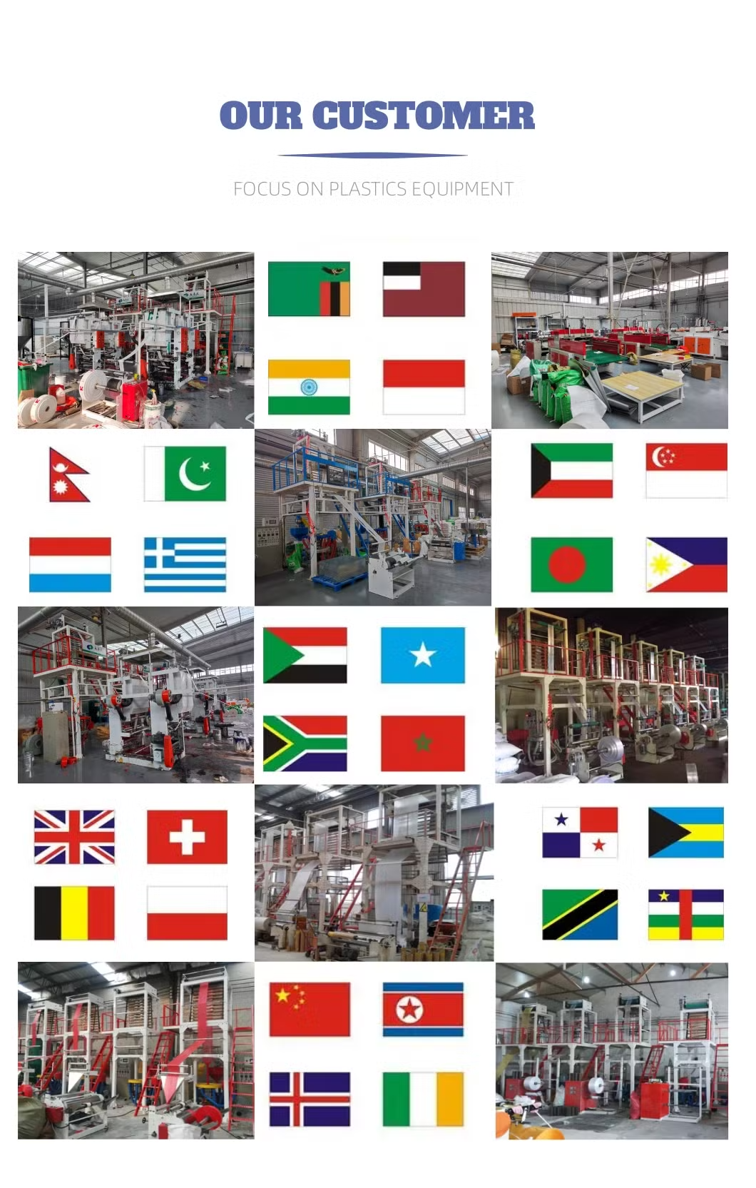 Super-Thin Film Industry Packaging LLDPE Shrink Film Extruder Machine