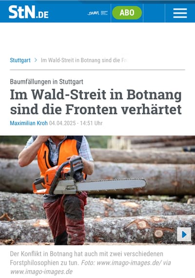 Neuer Artikel in der Stuttgarter Zeitung/Nachrichten