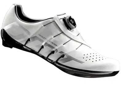 Scarpe DMT RS1 Carbonio Skeleton System – vista laterale bianca
