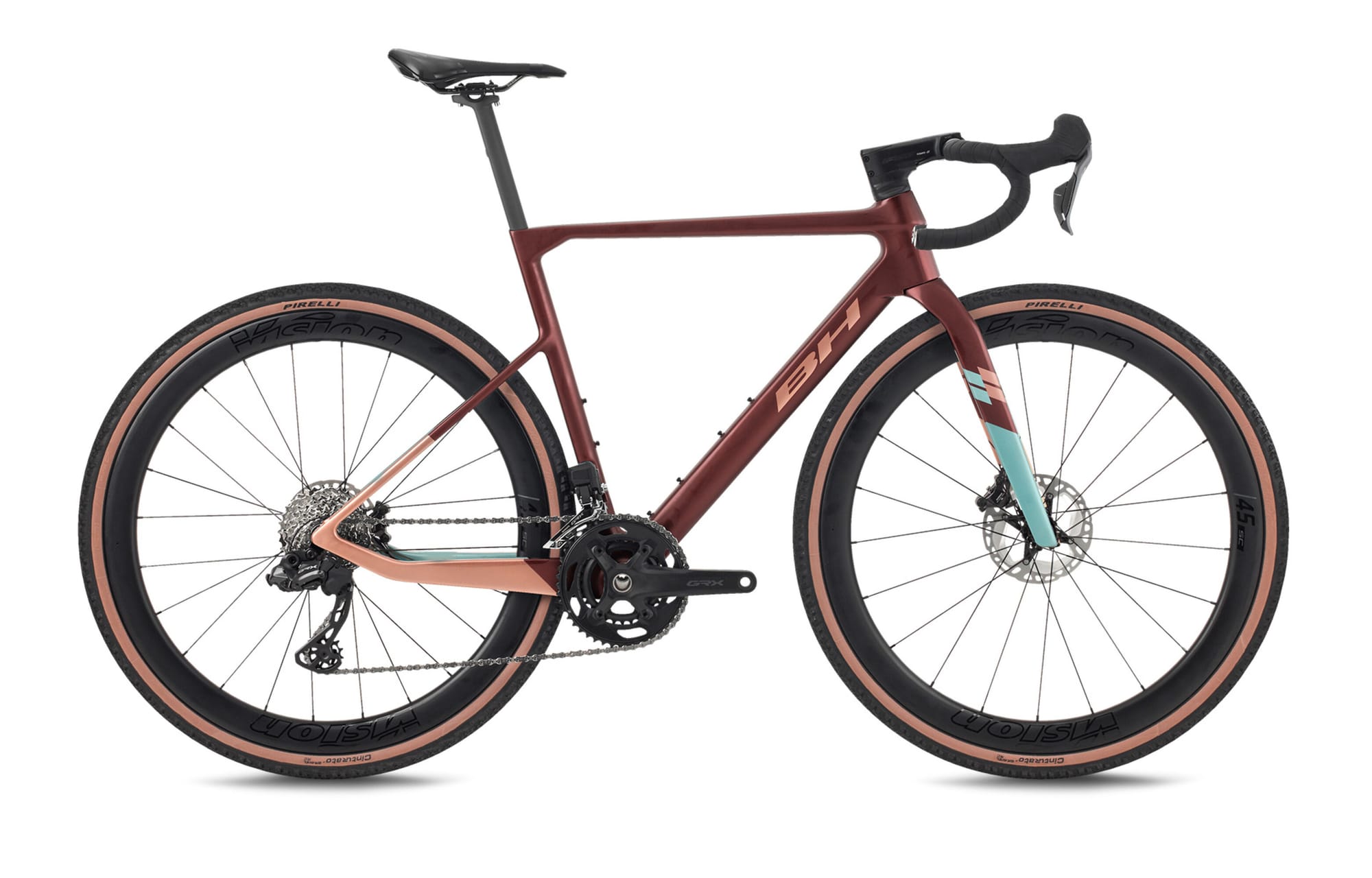 bicicletta gravel BH GravelX Evo 6.5 R 2026 in carbonio con Shimano GRX Di2