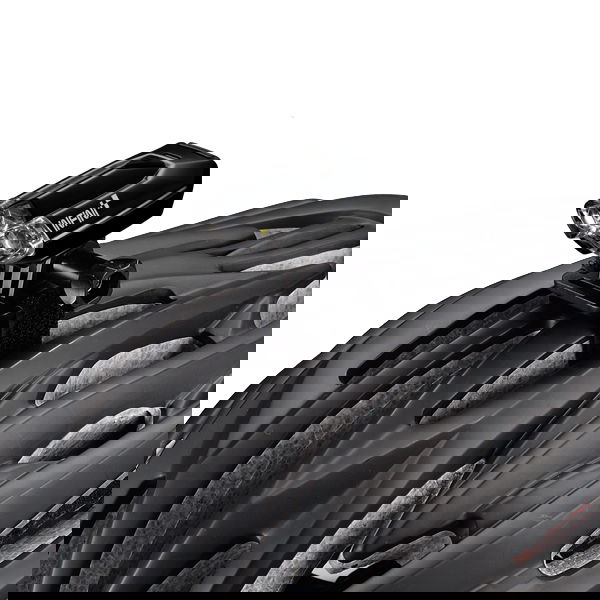 Fanalino anteriore bici LED ricaricabile USB, 80 lumen, compatto e leggero, installato su casco o manubrio