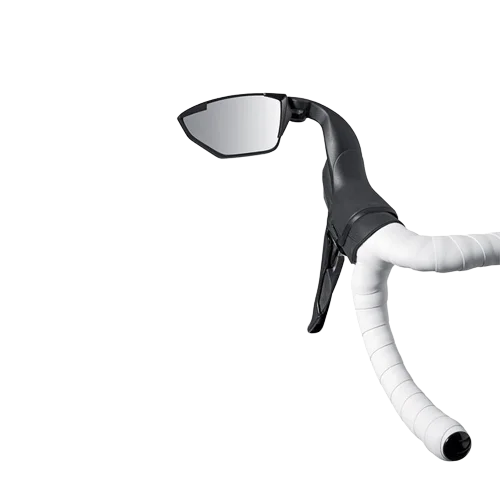 Specchietto retrovisore Selle Italia montato su manubrio bici da corsa