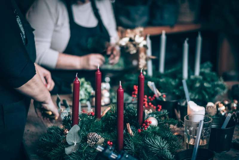 Adventi koszorú – Régi karácsonyok hangulata- délelőtti workshop