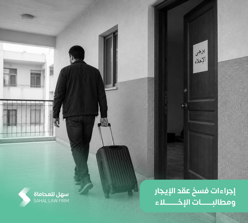 إجراءات فسخ عقد الإيجار ومطالبات الإخلاء